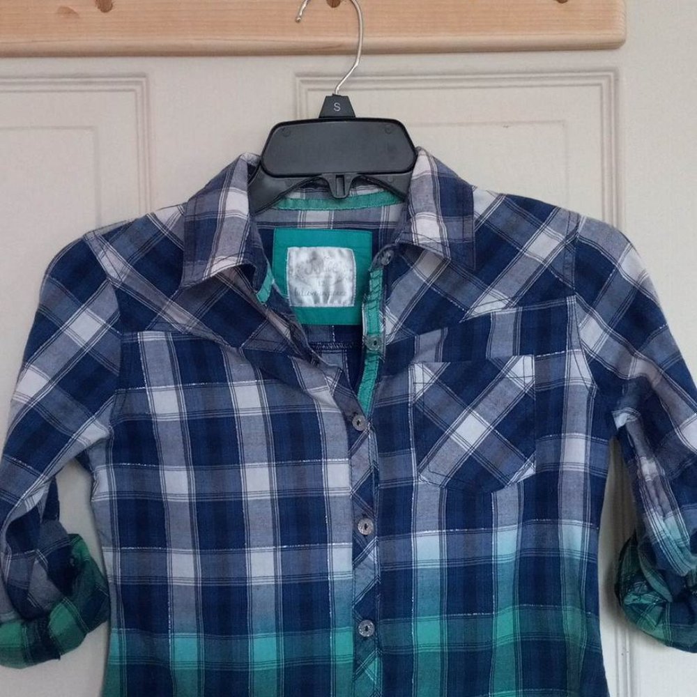 Girls Justice plaid Flannel